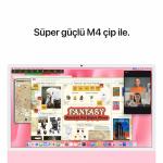 iMac 24 inc 4.5K M4 10CPU 10GPU 16GB 512GB Pembe MWV53TU/A
