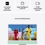 iMac 24 inc 4.5K M6 10CPU 10GPU 16GB 256GB Yeşil MH084TU/A