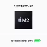 MacBook Air 13.6 inc M2 8CPU 8GPU 16GB 256GB Yıldız Işığı MC7W4TU/A