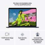 MacBook Air 15 inc M5 10CPU 10GPU 16GB 1TB Gece Yarısı MDVK4TU/A