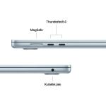 MacBook Air 15 inc M5 10CPU 10GPU 16GB 512GB Gök Mavisi MDVQ4TU/A