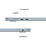 MacBook Air 15 inc M5 10CPU 10GPU 16GB 1TB Gök Mavisi MDVT4TU/A