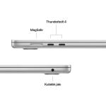 MacBook Air 15 inc M5 10CPU 10GPU 24GB 1TB Gümüş MDVC4TU/A