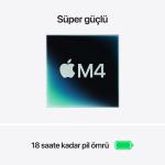 MacBook Air 15 inc M4 10CPU 10GPU 16GB 512GB Gece Yarısı MW1M3TU/A