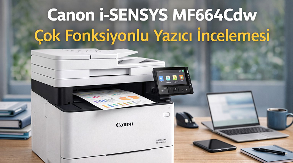 Canon i-SENSYS MF664Cdw Çok Fonksiyonlu Yazıcı İncelemesi: Ofisler İçin Güçlü ve Akıllı Baskı Çözümü