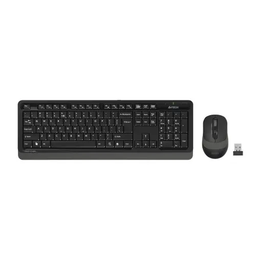 A4Tech FG1010 Q Kablosuz Klavye Mouse Seti Gri