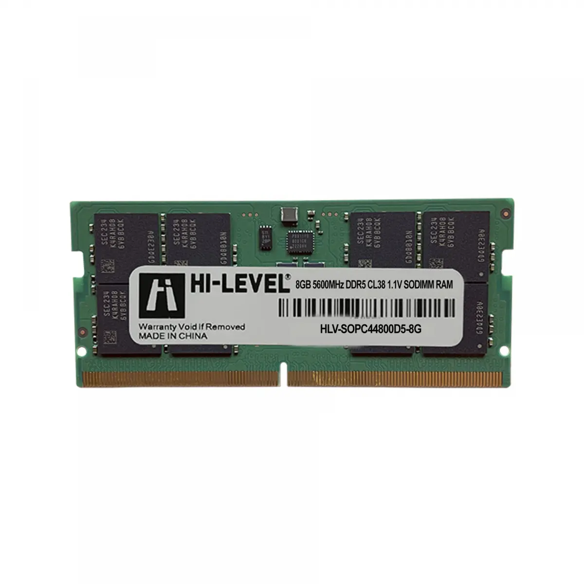 8GB DDR5 5600Mhz SODIMM 1.1V HLV-SOPC44800D5-8G HI-LEVEL