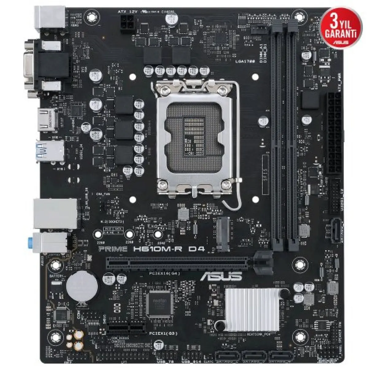 ASUS Prime H610M-R D4-SI 3200MHz mATX Anakart