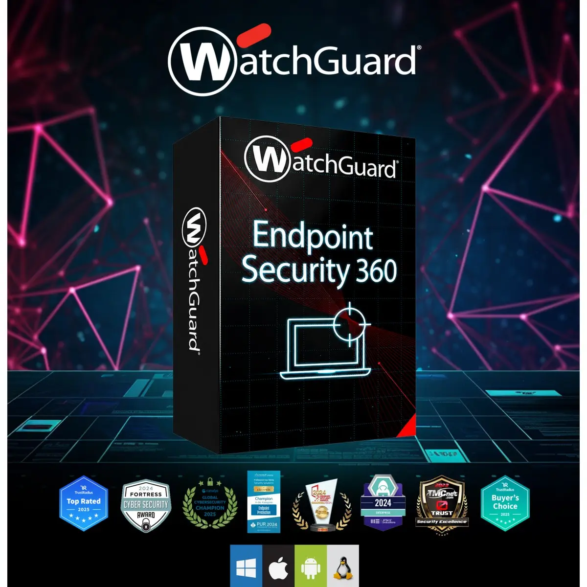 WatchGuard Endpoint Total Security 360 XDR 1 Yıl 5 Kullanıcı