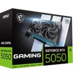 MSI GEFORCE RTX 5050 8G GAMING OC GDDR6 128B DX12 PCIE 5.0 X16 3XDP 1XHDMI
