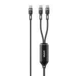 Unitek 2 si 1 Arada Type-C Hızlı Şarj Kablosu 1.8m