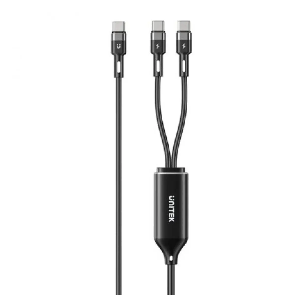 Unitek 2 si 1 Arada Type-C Hızlı Şarj Kablosu 1.8m
