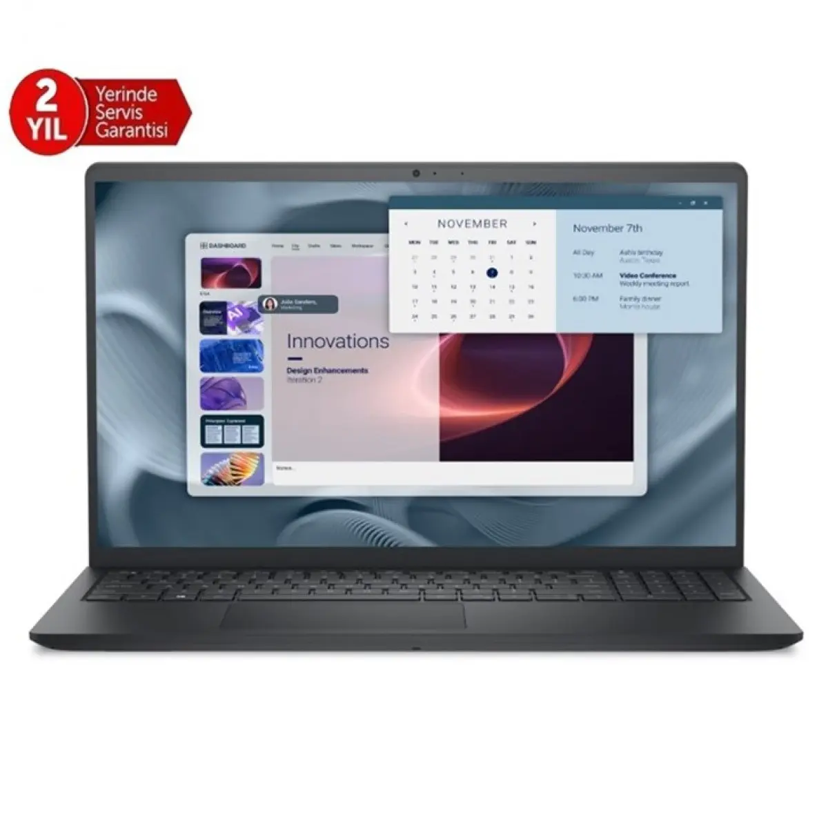 DELL PRO 15 ESSENTİAL R5-7520U 8GB 512GB SSD 15.6" UBUNTU PV15255MDO850UBU