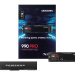 Samsung 990 Pro 1TB M.2 NVMe SSD (7450/6900 MB/s)