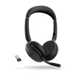 Jabra Evolve2 65 Flex MS Stereo Kulaklık Siyah