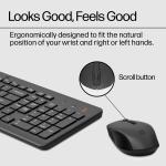 HP 330 Kablosuz İngilizce Klavye Mouse Seti Siyah (2V9E6AA)