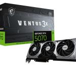 MSI GeForce RTX 5070 12GB Ventus 3X OC GDDR7 Ekran Kartı