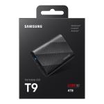 Samsung T9 4TB USB 3.2 Gen 2x2 Type-C Taşınabilir SSD Siyah