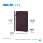 HP Reversible Laptop Sleeve 15.6" Notebook Kılıfı (2F1W8AA)