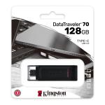 Kingston DataTraveler 70 128GB USB-C 3.2 Gen 1 Flash Bellek