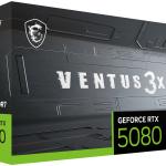 MSI GeForce RTX 5080 16GB Ventus 3X OC GDDR7 Ekran Kartı