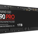 Samsung 990 Pro 1TB M.2 NVMe SSD (7450/6900 MB/s)