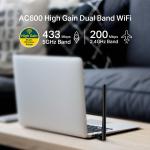 TP-Link Archer T2U Plus 600 Mbps USB Wi-Fi Adaptör