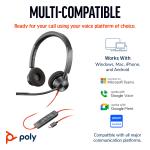 Poly Blackwire 3320 Mikrofonlu Stereo Kulaklık