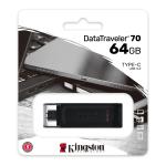 Kingston DataTraveler 70 64GB USB-C 3.2 Gen 1 Flash Bellek
