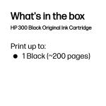 HP 300 Siyah Mürekkep Kartuş (CC640EE)
