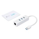 TP-Link UE330 USB 3.0 3 Port Hub + Gigabit Ethernet