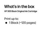 HP 305 3YM61AE Orijinal Siyah Kartuş