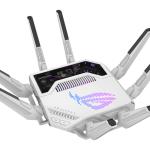ASUS ROG Rapture GT-BE19000AI Wi-Fi 7 Gaming Router Beyaz
