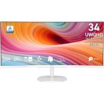 MSI PRO MP341CQW E12 34" UWQHD 120Hz Kavisli Monitör Beyaz
