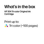 HP 304 N9K05AE Orijinal Renkli Mürekkep Kartuşu