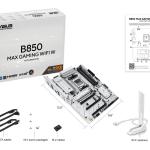 Asus B850 Max Gaming Wi-Fi Beyaz Anakart