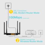 TP-Link Archer VR300 AC1200 Çift Bant Modem Router