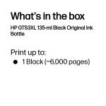 HP GT53XL 1VV21AE Orijinal Siyah Mürekkep Şişesi