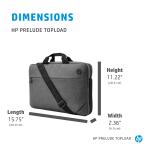 HP Prelude 15.6" Notebook Çantası Gri