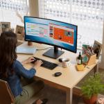 HP P34hc G4 34'' Type-C Curved Ofis Monitörü