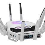 ASUS ROG Rapture GT-BE19000AI Wi-Fi 7 Gaming Router Beyaz