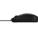 HP 125 Kablolu Optik Mouse Siyah (265A9UT)