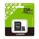 Kingston Canvas Select Plus 256GB microSDXC 150MB/s Adaptörlü