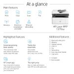 HP LaserJet MFP 137fnw Çok Fonksiyonlu Yazıcı