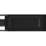 Kingston DataTraveler 70 128GB USB-C 3.2 Gen 1 Flash Bellek