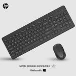 HP 330 Kablosuz İngilizce Klavye Mouse Seti Siyah (2V9E6AA)