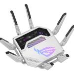 ASUS ROG Rapture GT-BE19000AI Wi-Fi 7 Gaming Router Beyaz