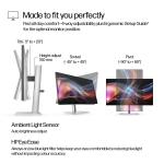 HP 727pu Series 7 Pro 27" QHD Monitör (8J9E6UT)