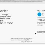 HP 213Y W2131YC Orijinal Cyan Yüksek Kapasiteli Toner
