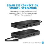 HP Travel USB Type-C Multi Port Hub (1C1Y5AA)